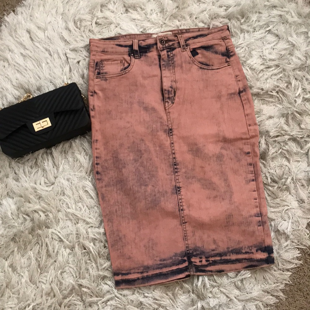 Pink Denim Skirt💙